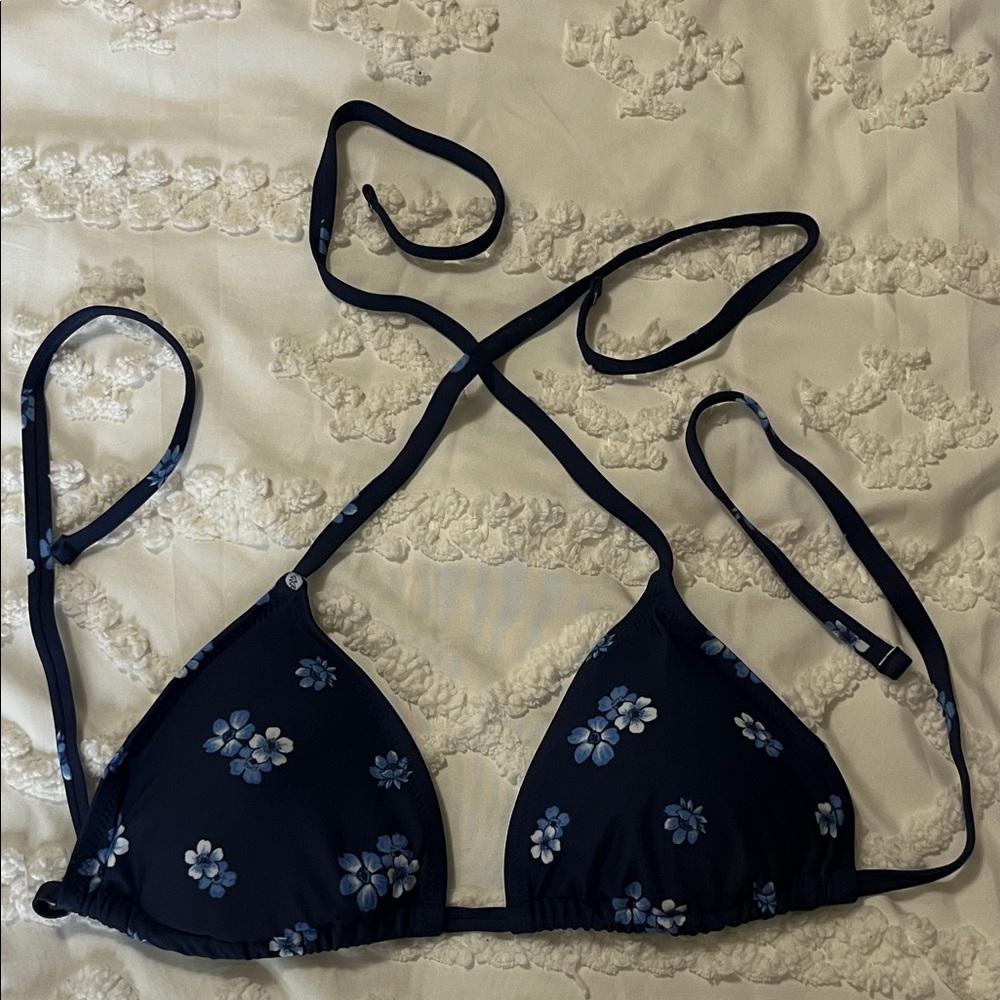Aerie Navy Bikini Top